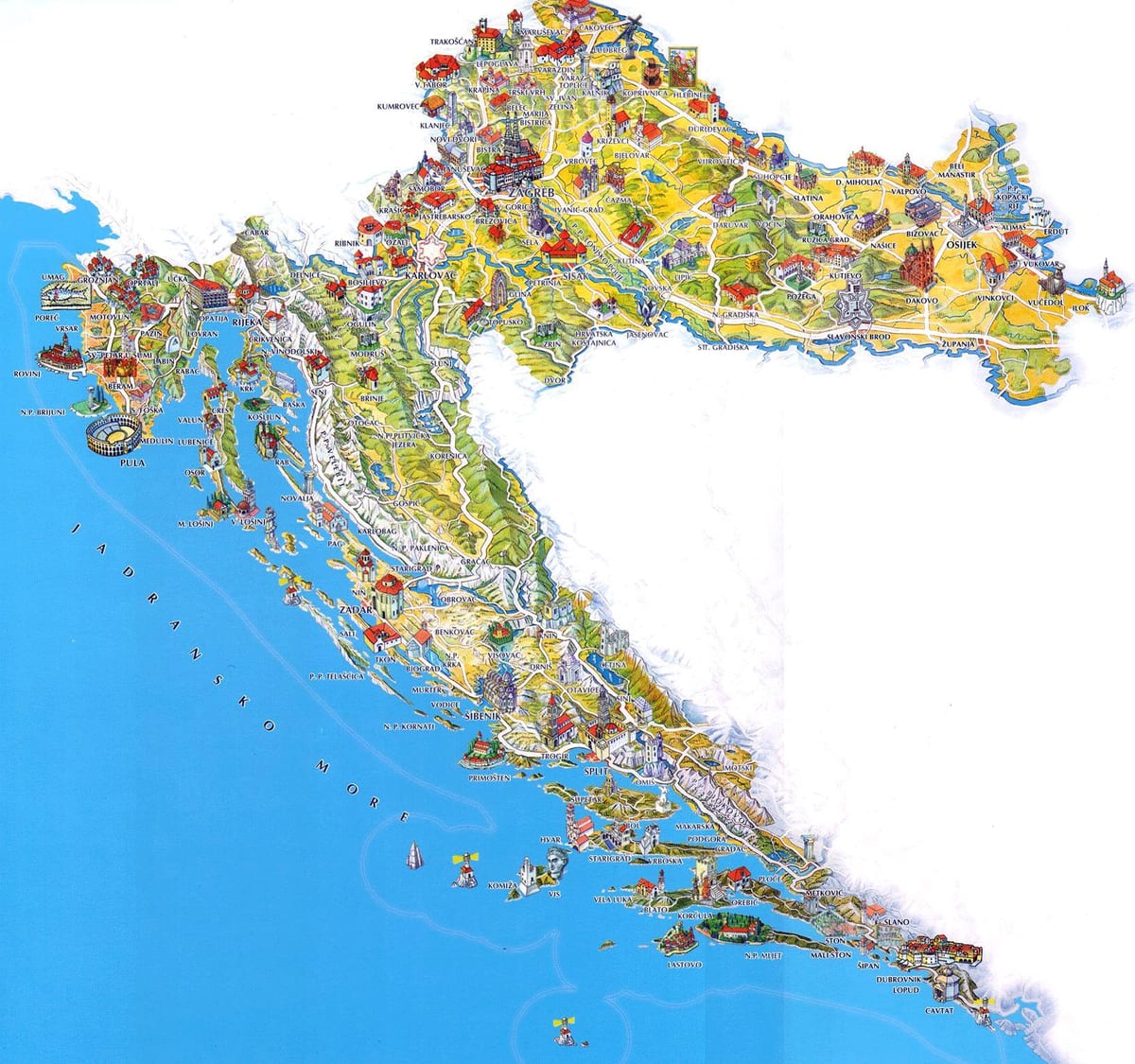 Kroatien Sehenswürdigkeiten anzeigen