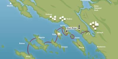 Adria-Küste in Kroatien anzeigen
