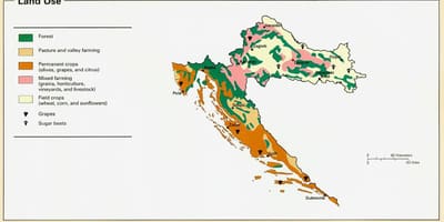 Karte Kroatien Klima