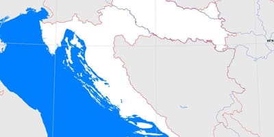 Übersichtskarte von Kroatien