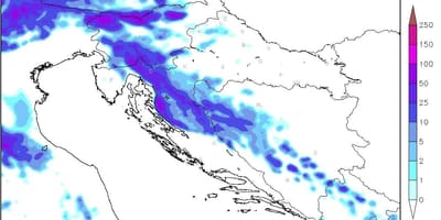 Karte von Kroatien-radar