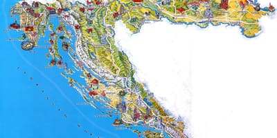 Kroatien Orte zu besuchen, anzeigen