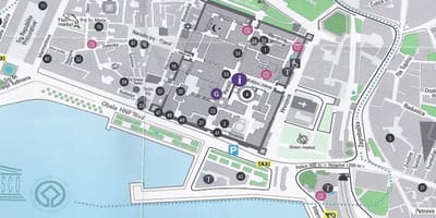 Straßenkarte von split-Kroatien