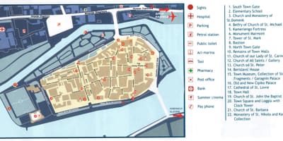 Kroatien trogir Karte