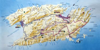 Karte vis Kroatien